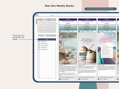 Social Media Content Planner — Google Sheets Template for Real Estate Agents