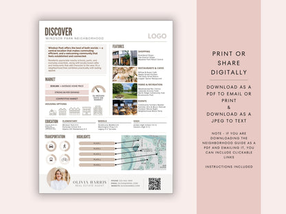 One-Page Neighborhood Guide