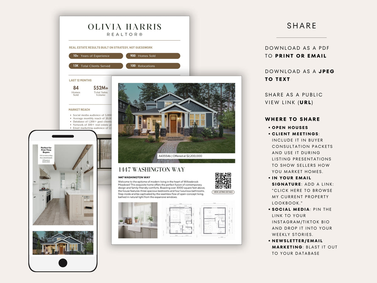 Property Showcase Guide — Real Estate Canva Template for Agents