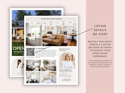 Co-Branded Open House Flyer