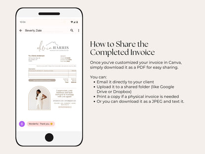 Professional Invoice Template | Canva for Real Estate Transaction Coordinators