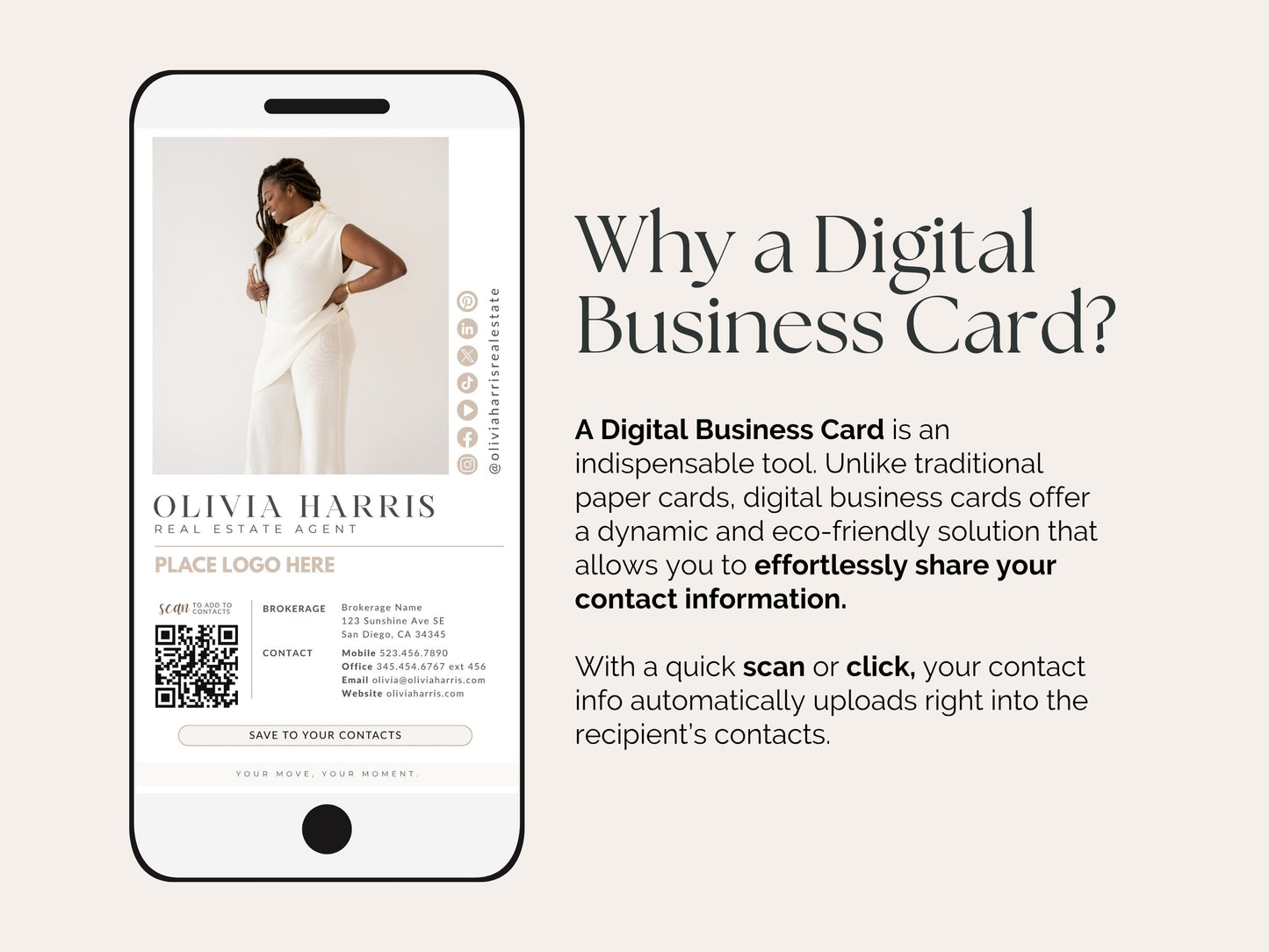 Real Estate Digital Business Card Bundle