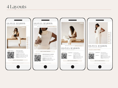 Real Estate Digital Business Card Bundle