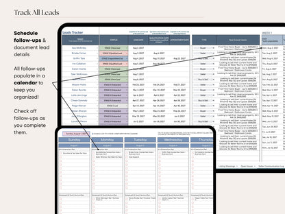 Real Estate CRM: 20-Tab Google Sheets System