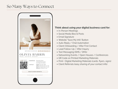 Real Estate Digital Business Card Bundle