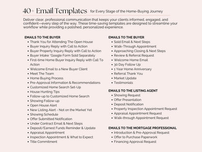 Buyer Email Templates