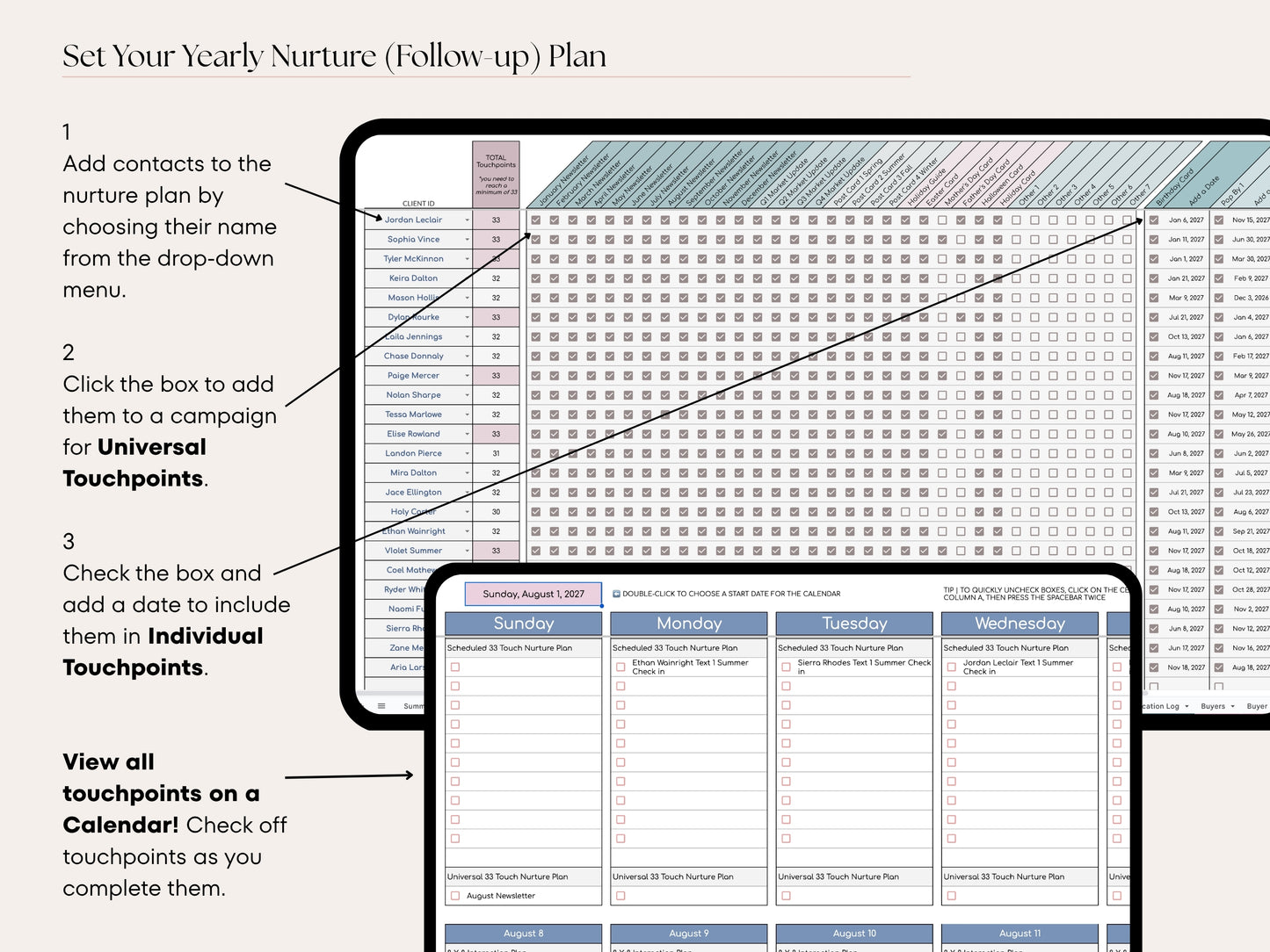 Real Estate CRM: 20-Tab Google Sheets System