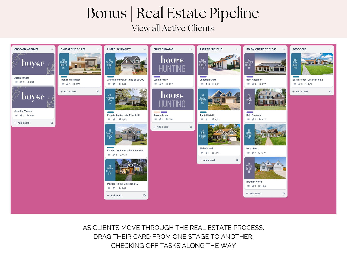 Trello Card Cover Photo Canva Template with 3 Bonus Shared Trello Boards