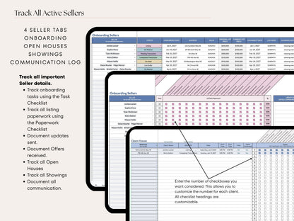 Real Estate CRM: 20-Tab Google Sheets System