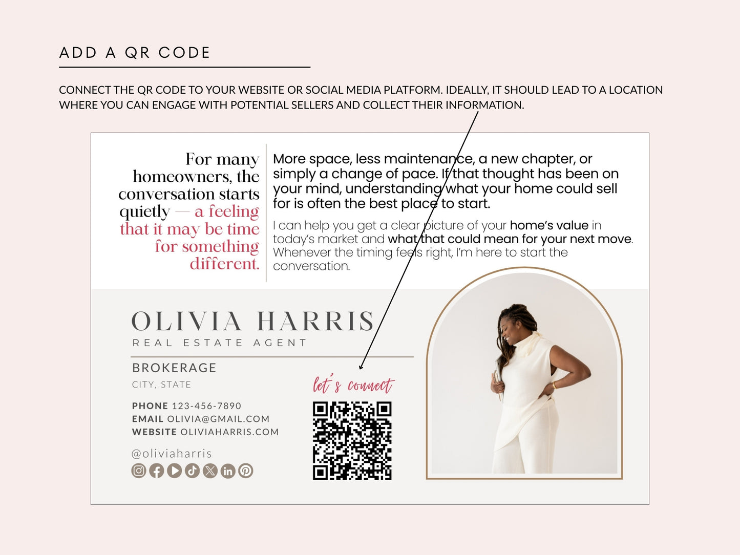 Spring Real Estate Postcard Canva Template