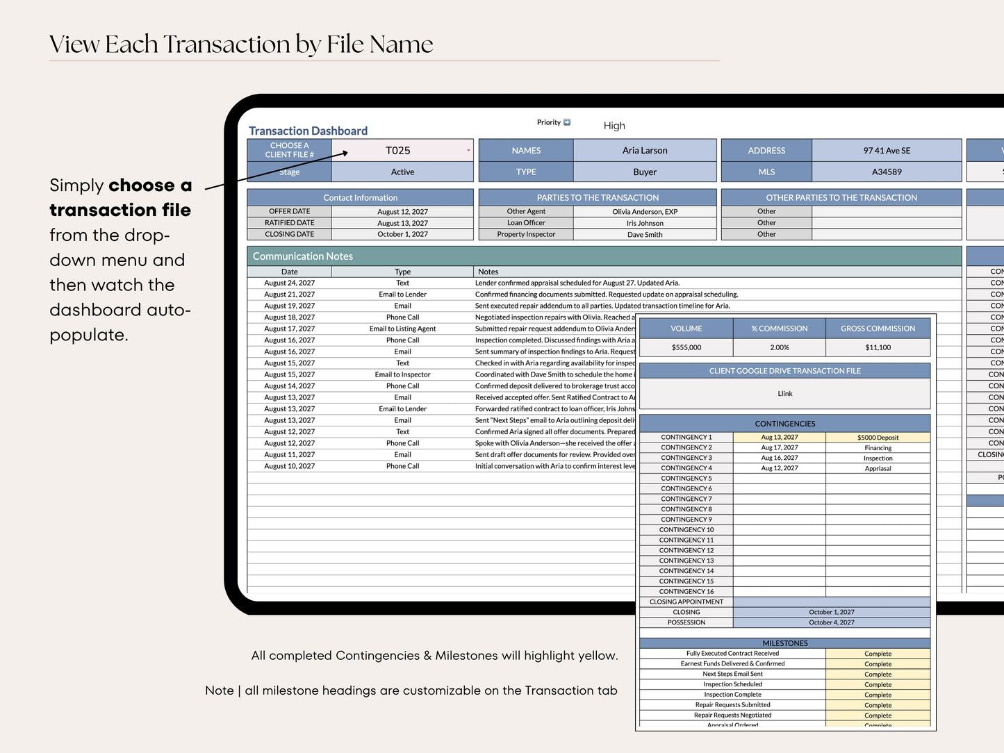 Real Estate CRM: 20-Tab Google Sheets System
