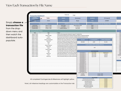 Real Estate CRM: 20-Tab Google Sheets System