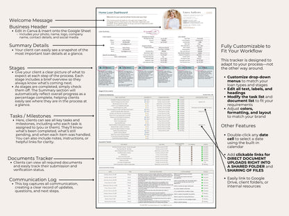 Mortgage Progress Tracker | Client Dashboard for Loan Officers