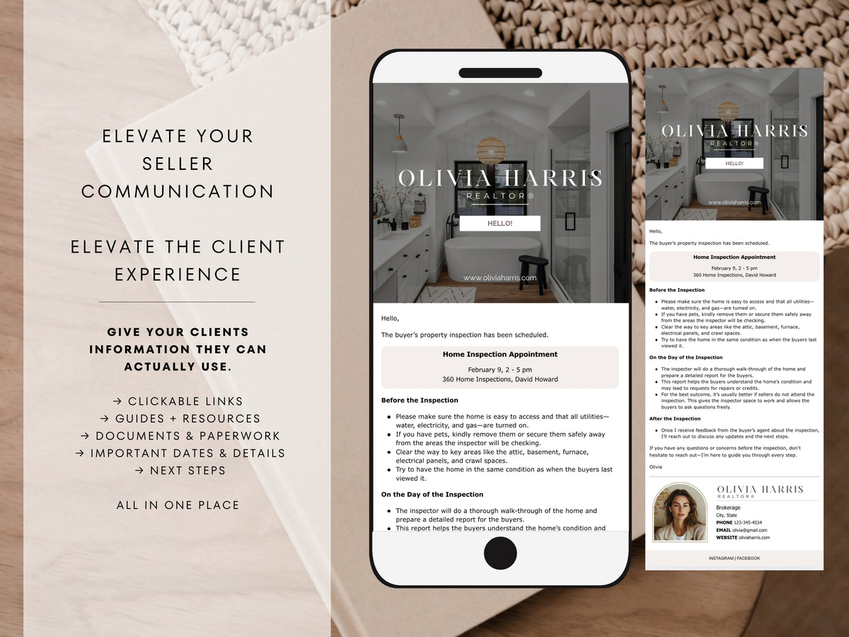 Seller Email Templates for Real Estate Agents — 38 Canva Email Templates