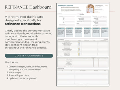 Mortgage Progress Tracker | Client Dashboard for Loan Officers