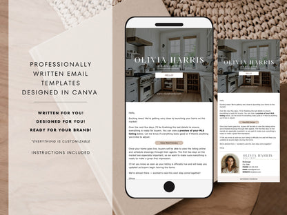 Seller Email Templates for Real Estate Agents — 38 Canva Email Templates