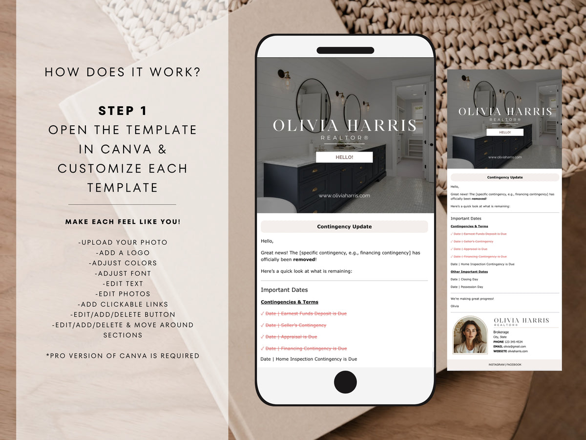 Seller Email Templates for Real Estate Agents — 38 Canva Email Templates