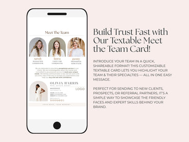 Meet The Team Text Message