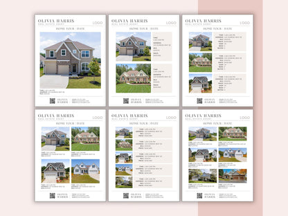 Home Tour Showing Schedule | 1–6 Showings