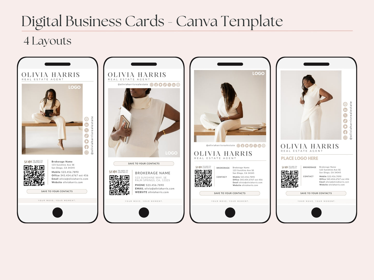 Business Card (Digital & Printable) + Email Signature Bundle