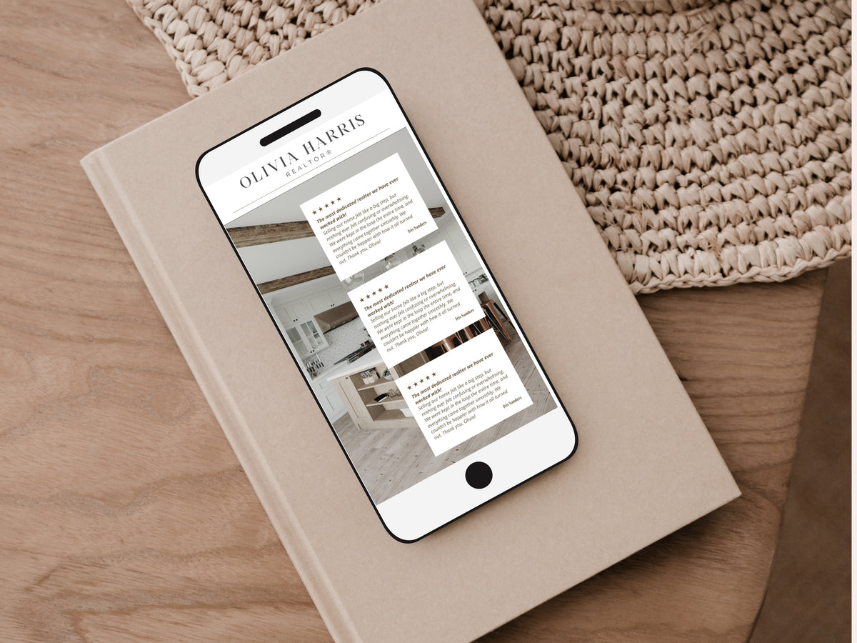 Seller Transaction Update Textable Cards — 28 Canva Templates for Real Estate Agents