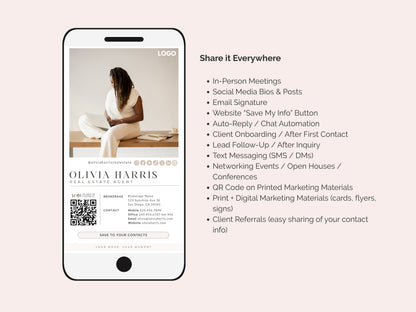 Business Card (Digital & Printable) + Email Signature Bundle