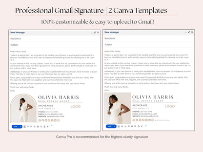 Business Card (Digital & Printable) + Email Signature Bundle