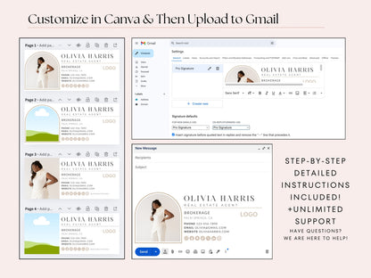 Business Card (Digital & Printable) + Email Signature Bundle