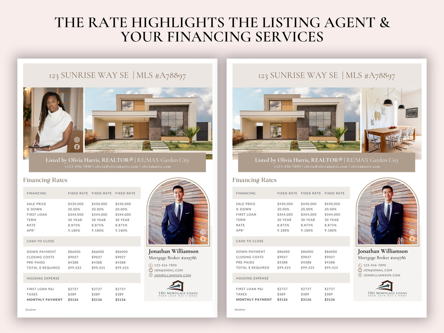 Co-Branded Mortgage Rate Sheet