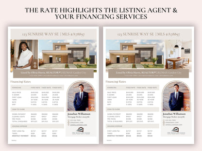 Co-Branded Mortgage Rate Sheet
