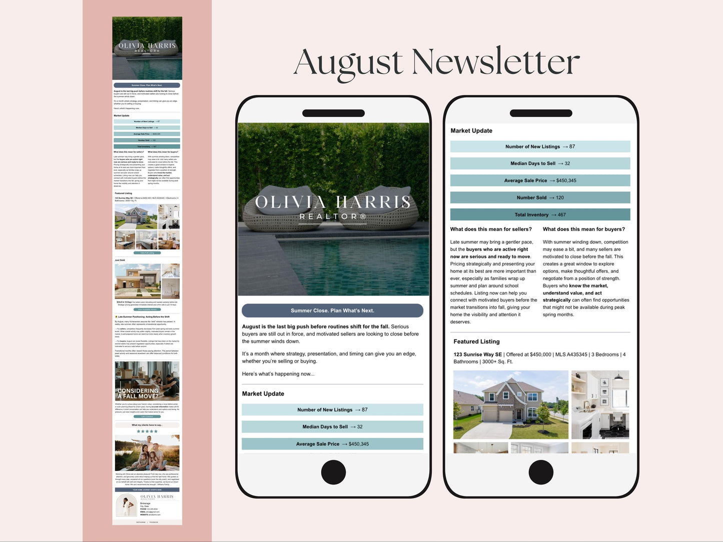 Monthly Email Newsletter Template Bundle