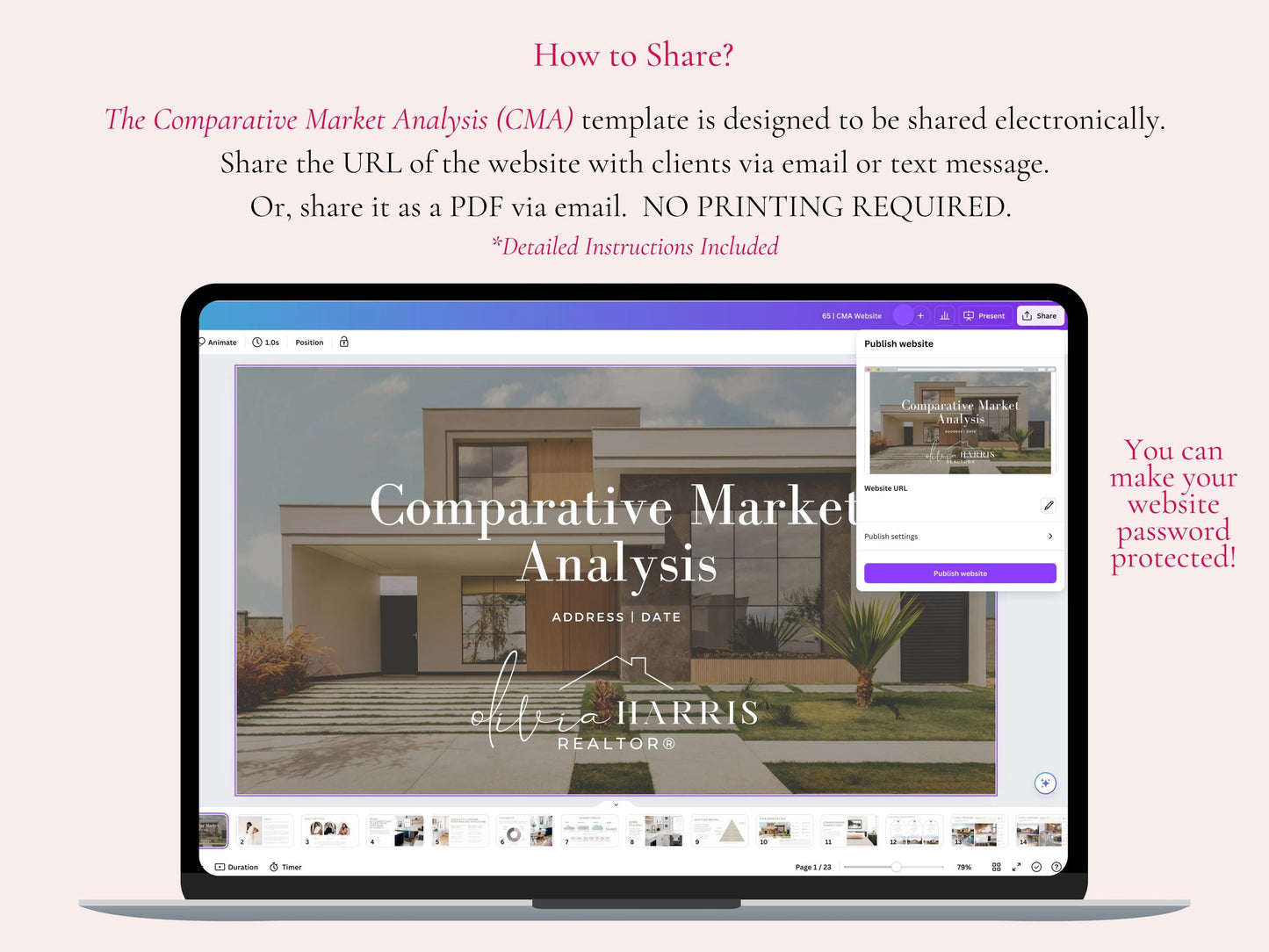 CMA Comparative Market Analysis Website