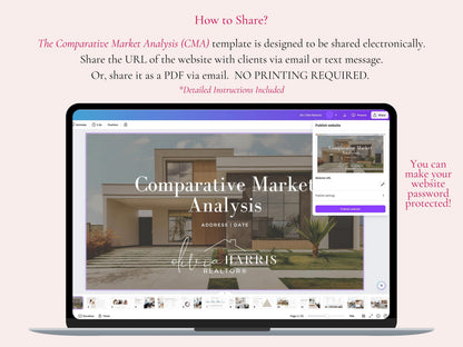 CMA Comparative Market Analysis Website
