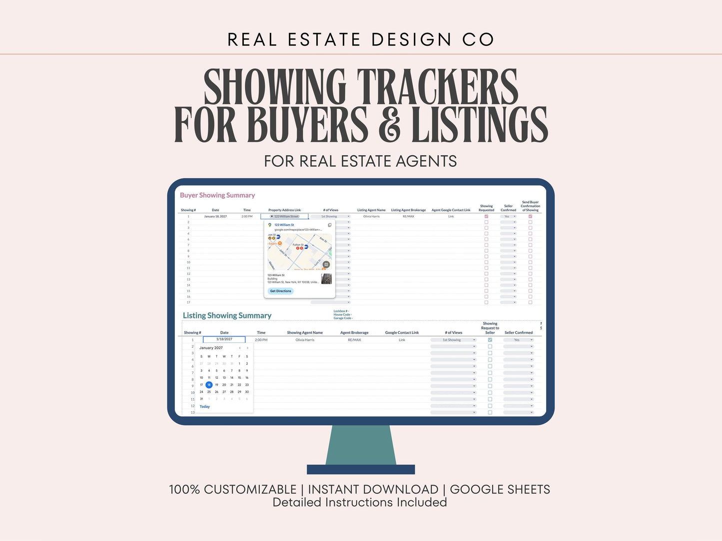 Showings Tracker