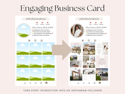 Instagram Inspired Business Card