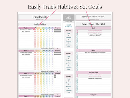Task Tracker with Dynamic Calendar & Habit Tracker