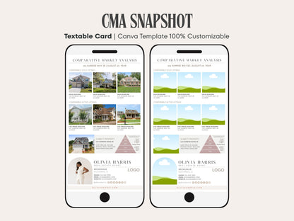 CMA Text Message Template | Canva for Real Estate Agents