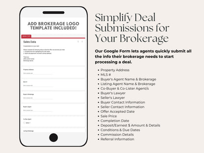 Real Estate Deal Submission Form Template | Google Form