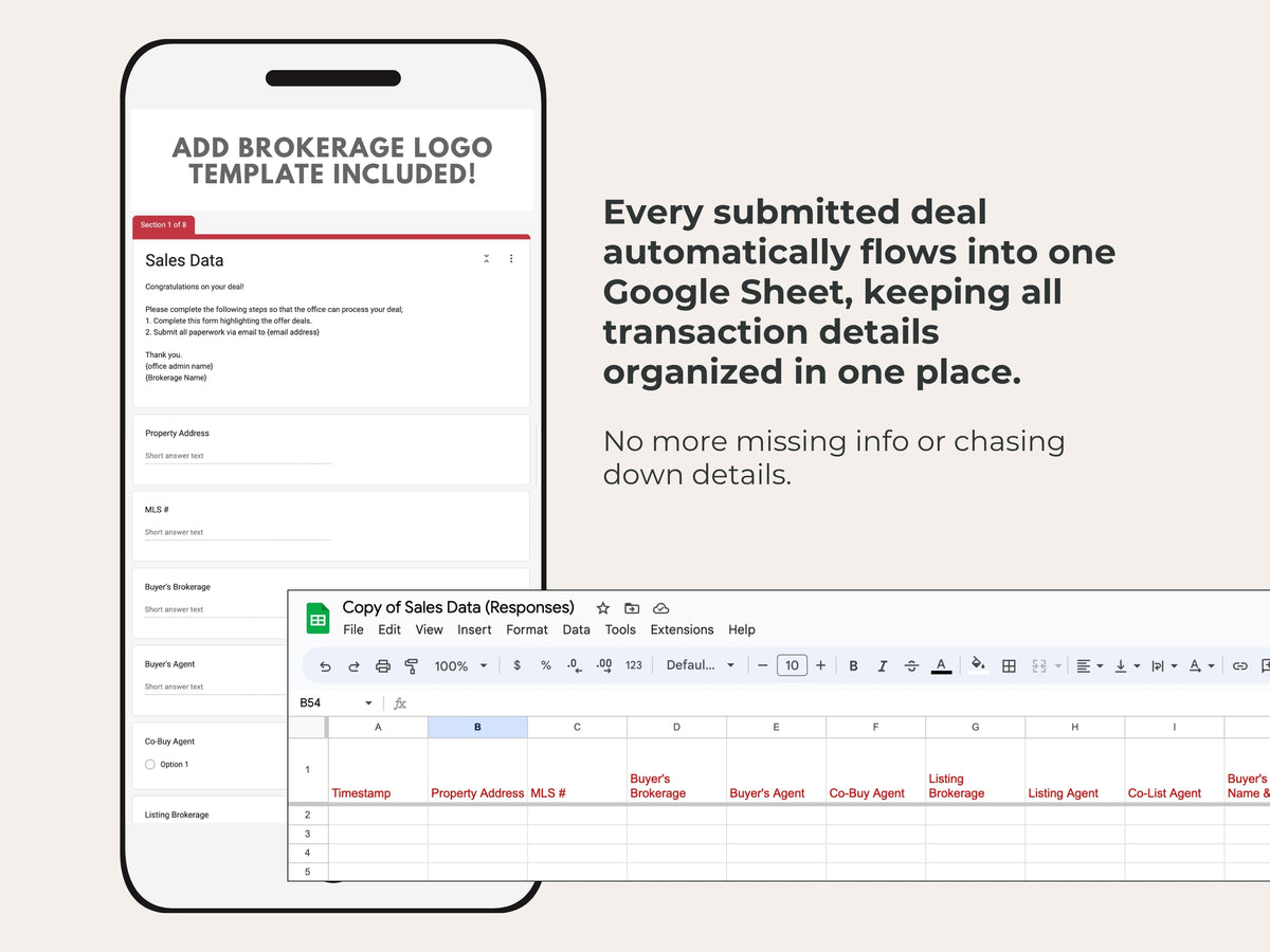 Real Estate Deal Submission Form Template | Google Form