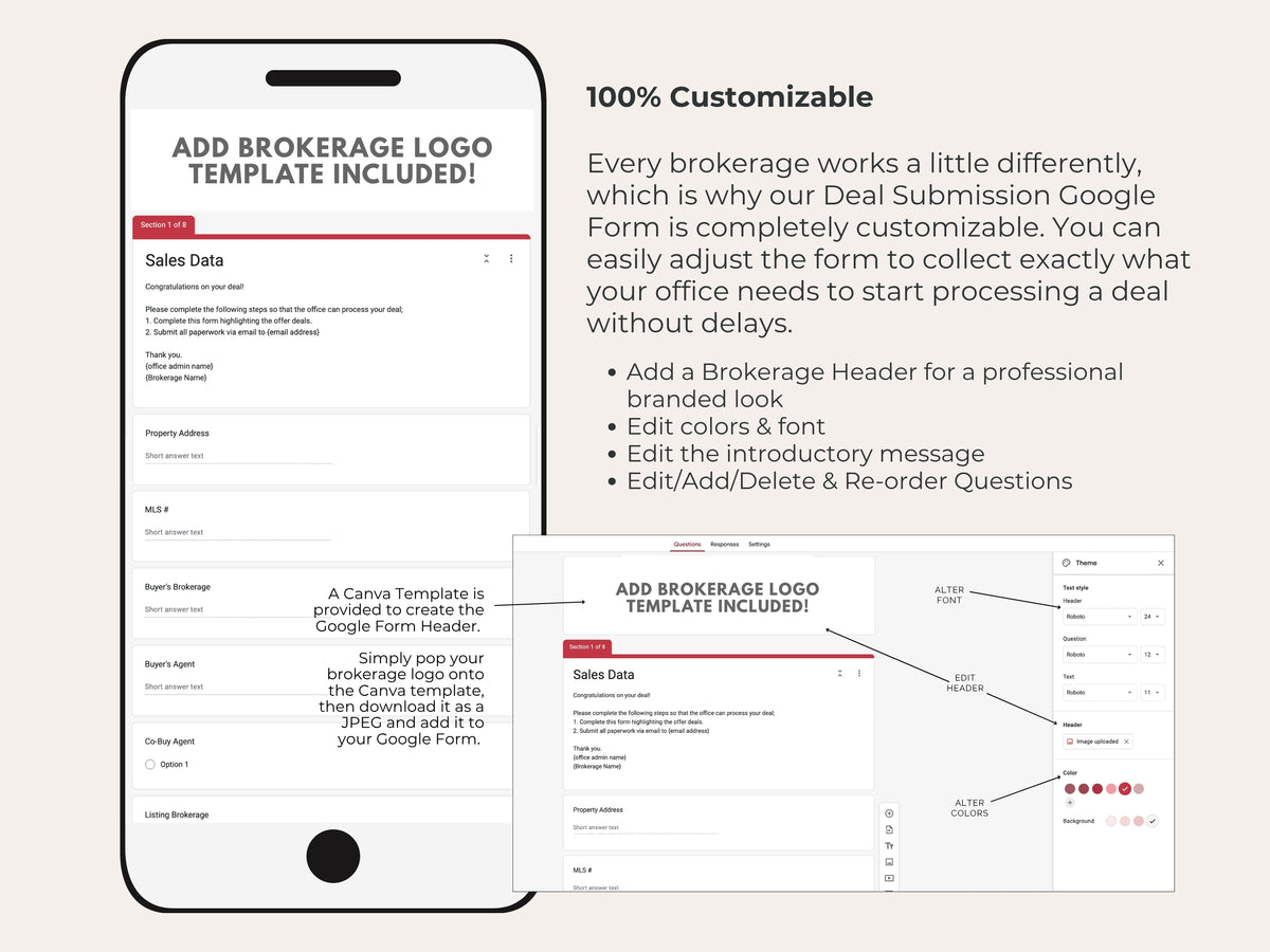 Real Estate Deal Submission Form Template | Google Form