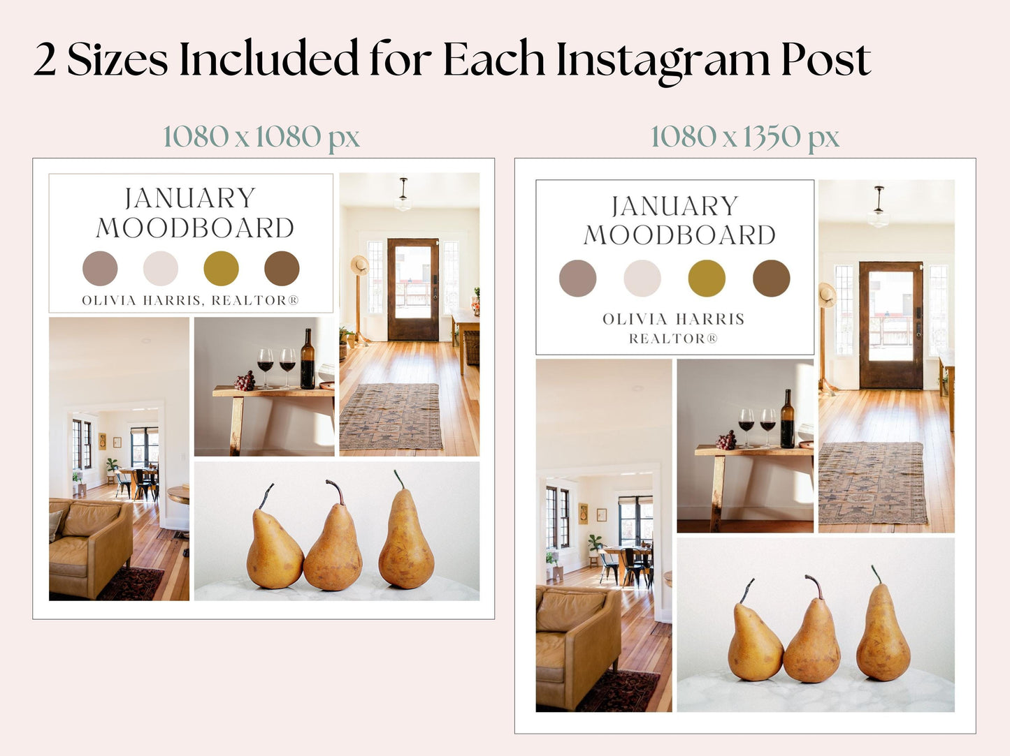 Monthly Instagram Moodboard Templates