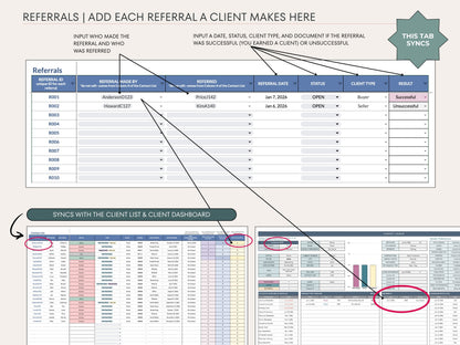 Client List & Nurture Plan for Real Estate Agents - Google Sheets