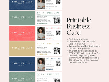 Business Card Canva Template Bundle