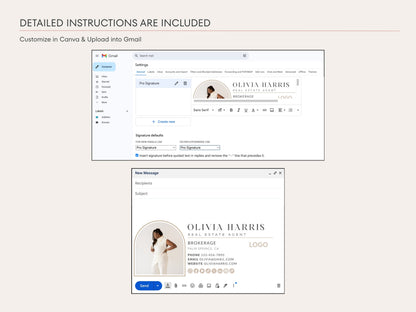 Professional Email Signature for Real Estate Agents | Canva