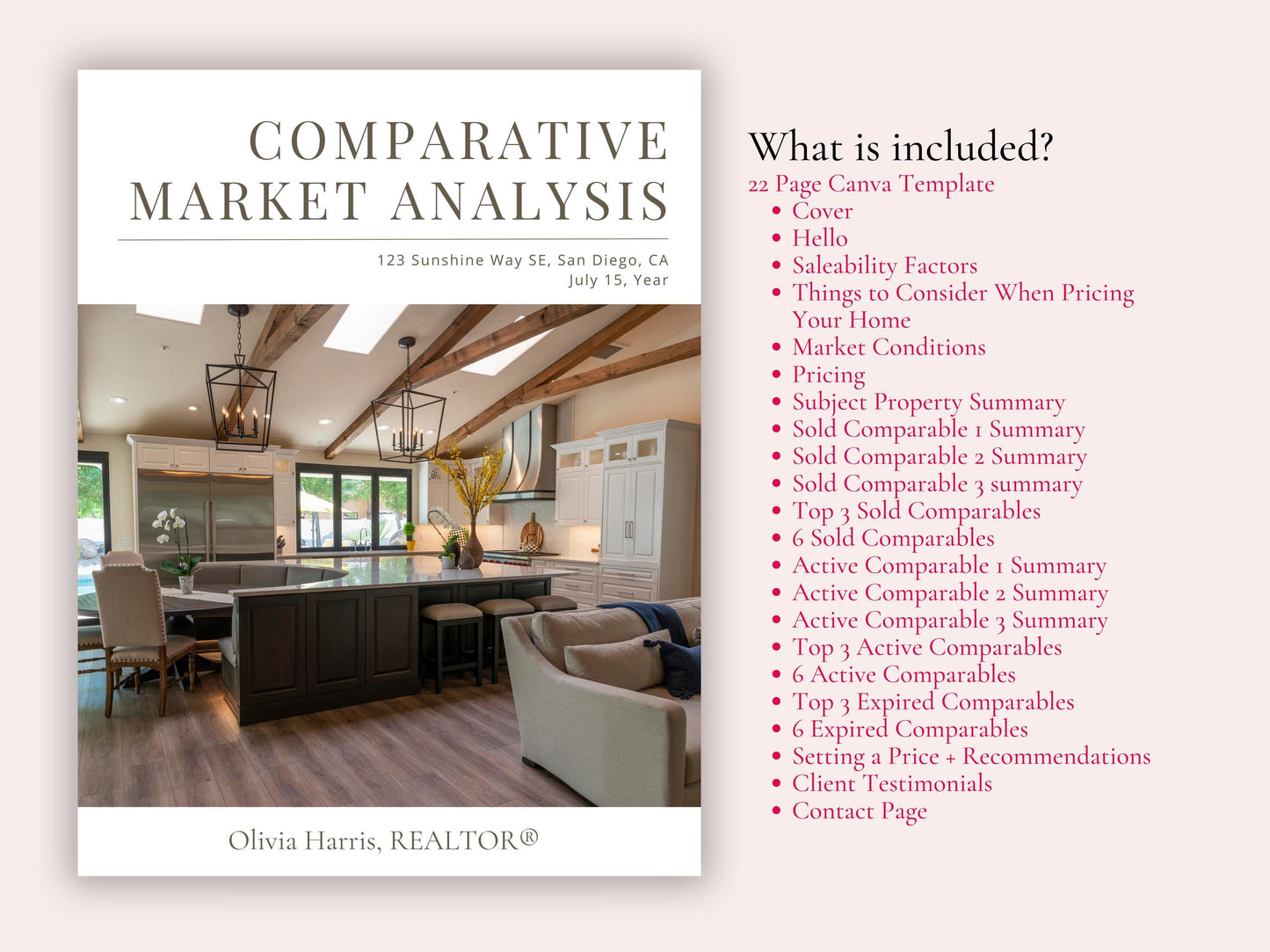 Listing Presentation CMA Template