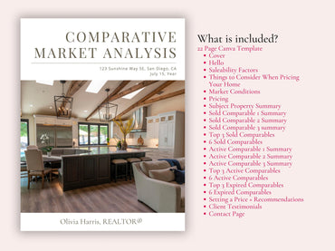 Listing Presentation CMA Template