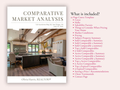 Listing Presentation CMA Template