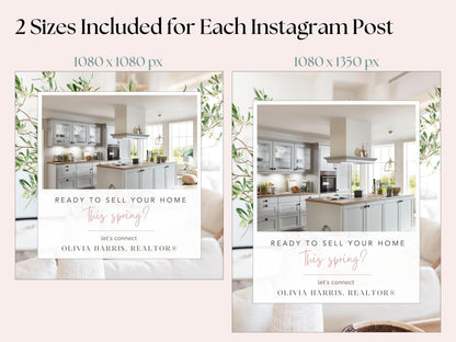 Spring Marketing Instagram Templates