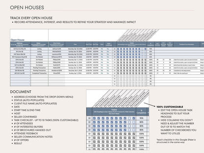 Real Estate Transaction Manager – Lead to Sold Google Sheets System