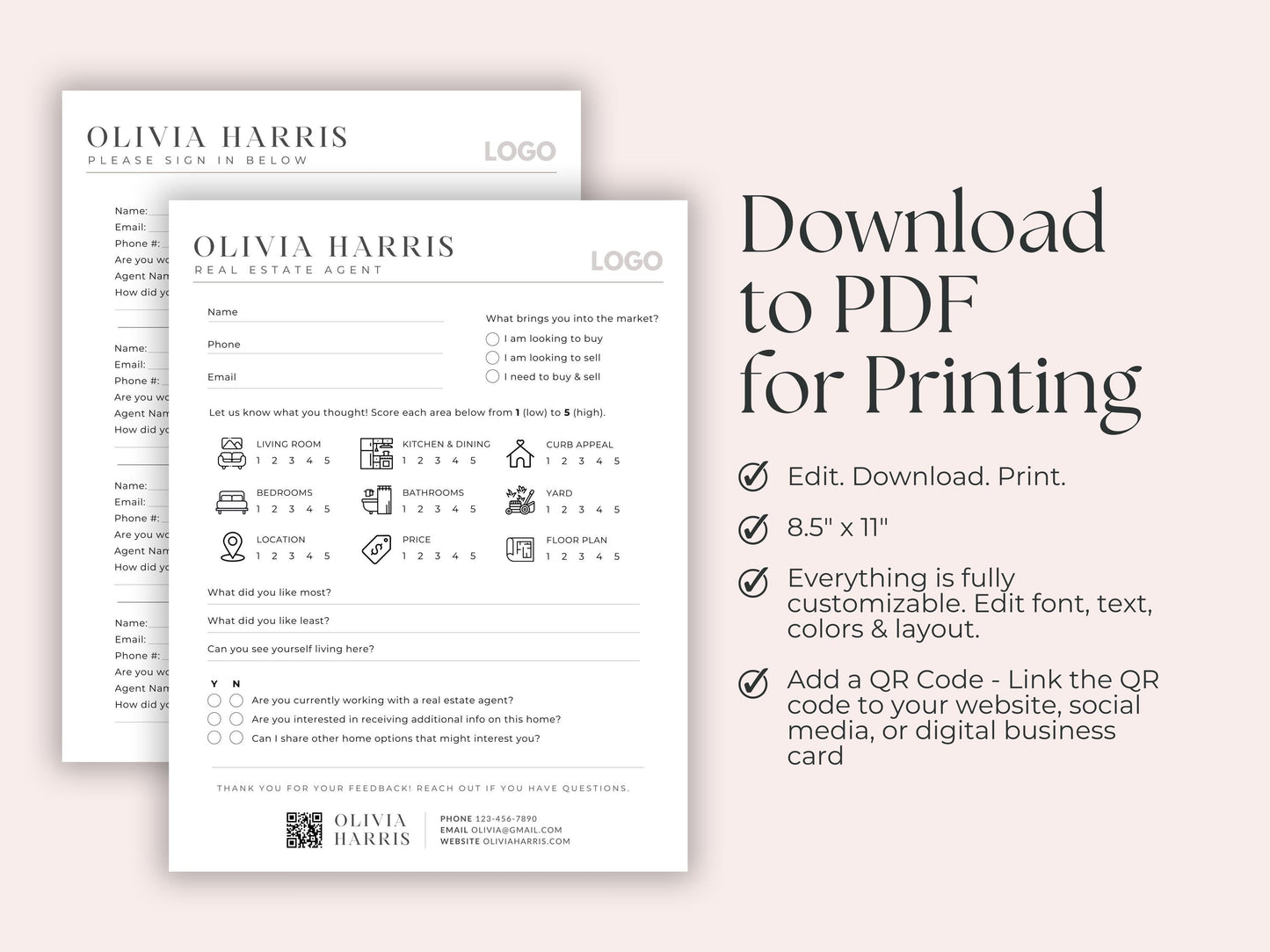 Open House Template Bundle